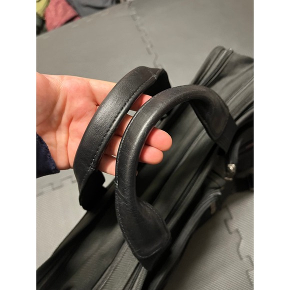 Tumi Alpha 26060d4 Black‎ Expandable Briefcase Messenger Laptop Bag - Picture 4 of 14